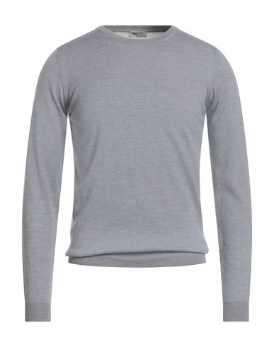 Seventy Venezia Sergio Tegon Man Sweater Light Grey Size S Virgin Wool In Gray