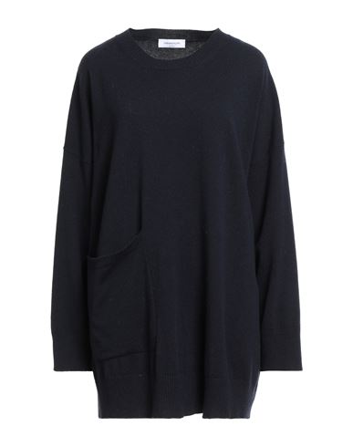Fabiana Filippi Woman Sweater Midnight Blue Size 12 Virgin Wool, Silk, Cashmere