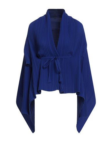 Corinna Caon Woman Blazer Bright Blue Size M Polyester In Blue