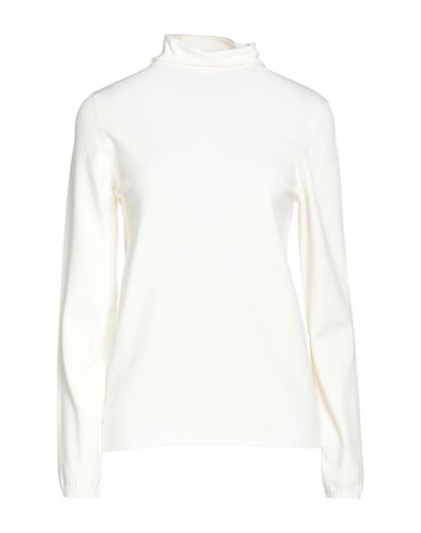 Twinset Woman Turtleneck Ivory Size S Viscose, Polyester In Gray