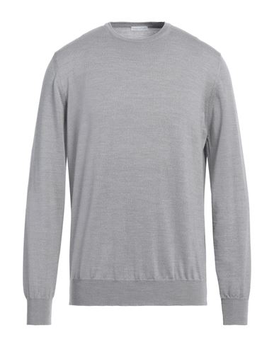 Manipur Cashmere Man Sweater Light Grey Size 50 Merino Wool In Gray