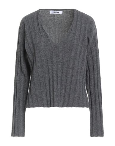 Grifoni Woman Sweater Grey Size 6 Virgin Wool