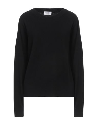 Wool & Co Woman Sweater Black Size 3 Merino Wool, Cashmere