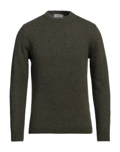 Ferrante Man Sweater Military Green Size 40 Wool, Recycled Cashmere, Nylon