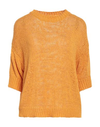 Roberto Collina Woman Sweater Mandarin Size S Cotton, Polyamide In Mandarin
