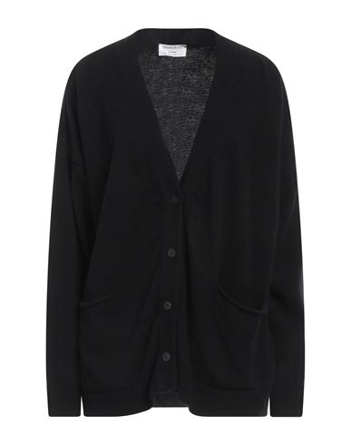 Wool & Co Woman Cardigan Black Size 2 Merino Wool, Cashmere
