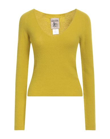 Semicouture Woman Sweater Light Green Size S Virgin Wool, Polyamide, Cashmere, Elastane In Green