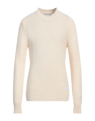 Manuel Ritz Cream Turtleneck Sweater In Neutral