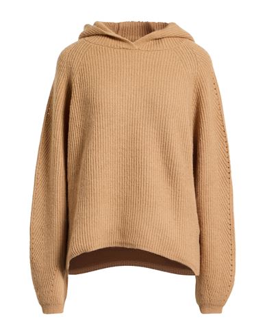 Twinset Maxi Maglia A Coste In Lana E Alpaca In Neutral