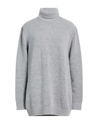 Rollkragenpullover Damen Hellgrau XXL Damen