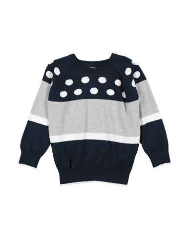 Monnalisa Toddler Boy Sweater Midnight Blue Size 6 Cotton In Blue
