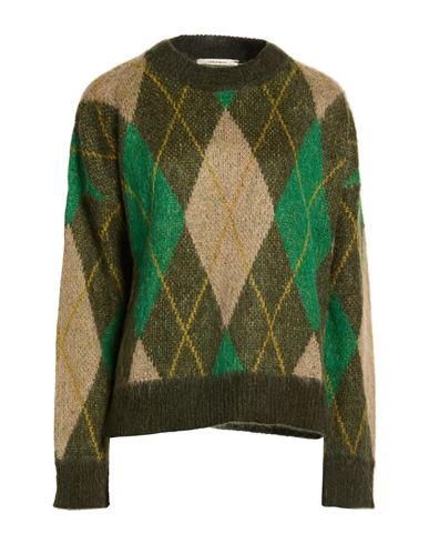 Maliparmi Malìparmi Woman Sweater Military Green Size L Acrylic, Polyamide, Mohair Wool In Green