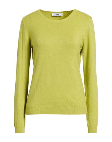 Jijil Woman Sweater Lime Green Size 2 Viscose, Polyamide, Polyester, Metallic Fiber In Yellow