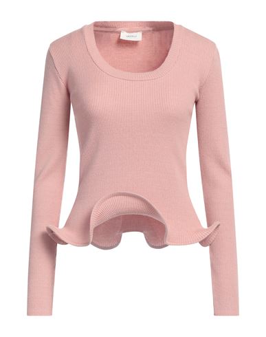 VICOLO VICOLO WOMAN SWEATER BLUSH SIZE ONESIZE VISCOSE, POLYESTER, POLYAMIDE 