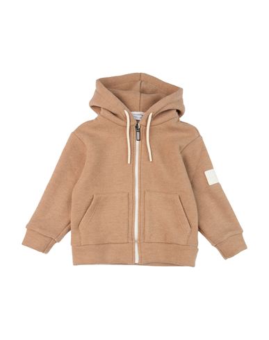 Paolo Pecora Toddler Boy Cardigan Camel Size 5 Polyester, Viscose, Elastane In Brown