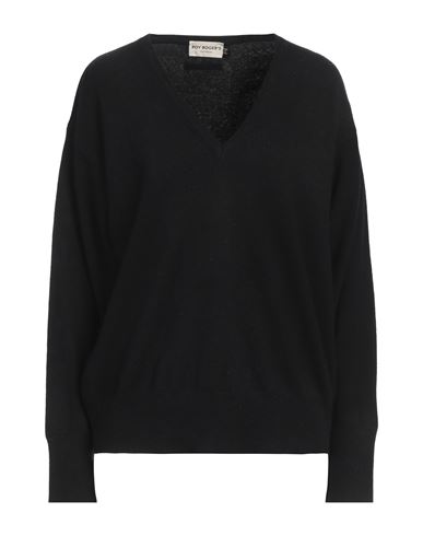 Roy Rogers Roÿ Roger's Woman Sweater Black Size Xs Wool, Viscose, Polyamide, Cashmere In Black