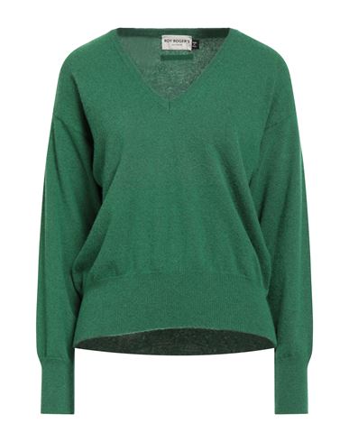 Roy Rogers Roÿ Roger's Woman Sweater Green Size S Wool, Viscose, Polyamide, Cashmere In Green