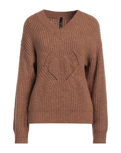Marciano Woman Sweater Brown Size M Acrylic, Polyamide, Virgin Wool