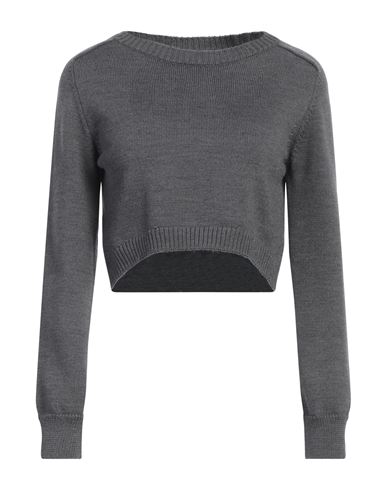 Archivio B Woman Sweater Grey Size M Merino Wool In Gray