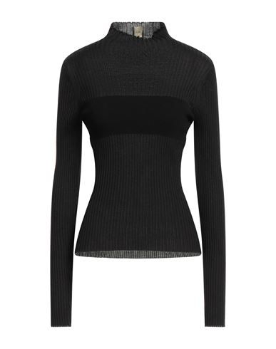 Rollkragenpullover Damen Schwarz L Damen