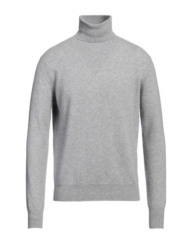 Aragona Man Turtleneck Light Grey Size 42 Wool In Gray