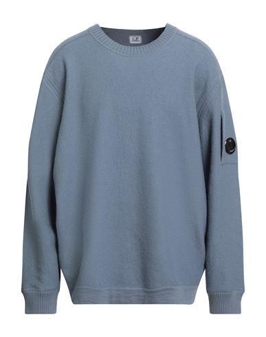 C.p. Company C. P. Company Man Sweatshirt Slate Blue Size 3xl Cotton In Blue