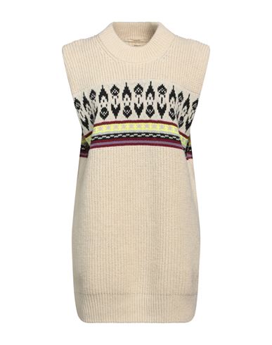 Bellerose Woman Sweater Cream Size 1 Wool In Neutral