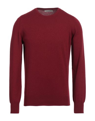 Shop La Fileria Man Sweater Brick Size 46 Virgin Wool, Viscose, Cashmere In Red