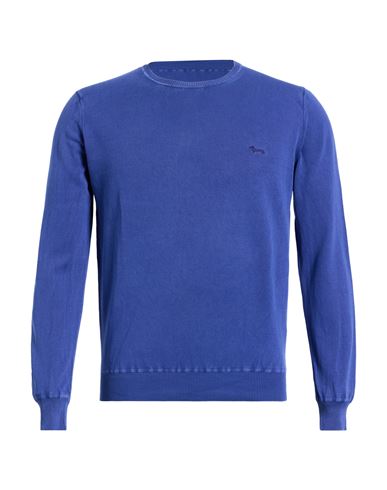 Harmont & Blaine Man Sweater Navy Size Xxl Cotton In Blue