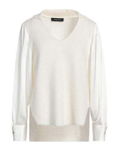 Fabiana Filippi Woman Sweater Ivory Size 4 Virgin Wool, Cashmere, Mohair Wool, Polyamide, Silk