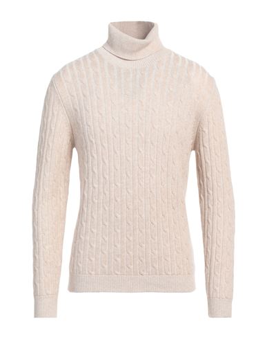Bellwood Man Turtleneck Beige Size 44 Cotton, Wool, Cashmere In Beige