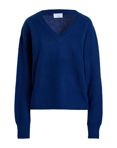 Wool & Co Woman Sweater Blue Size 4 Merino Wool In Blue