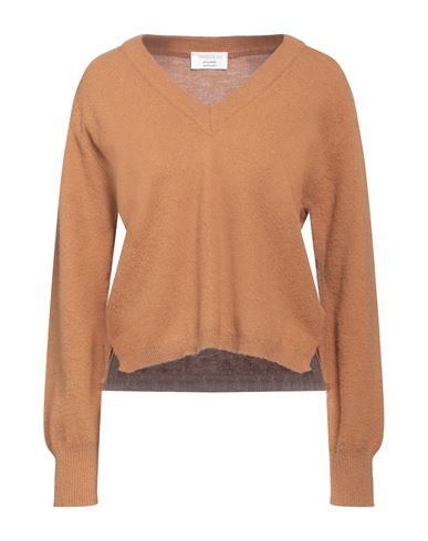 Wool & Co Woman Sweater Camel Size 2 Merino Wool In Neutral