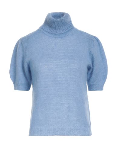 P.a.r.o.s.h P. A.r. O.s. H. Woman Turtleneck Light Blue Size Xs Mohair Wool, Polyamide, Wool In Blue