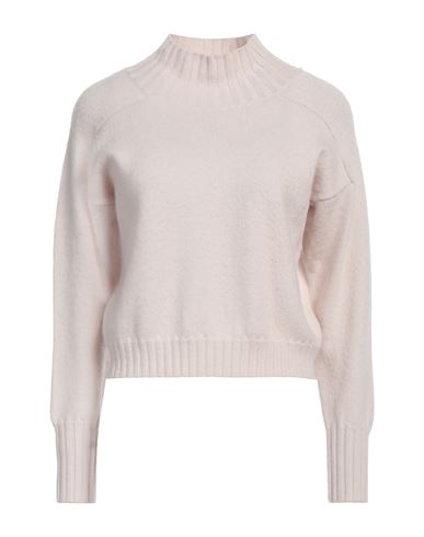 Alpha Studio Woman Turtleneck Beige Size 8 Virgin Wool In Beige