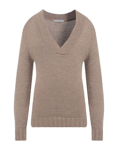 Shop Grey Daniele Alessandrini Man Sweater Khaki Size 38 Acrylic, Wool
