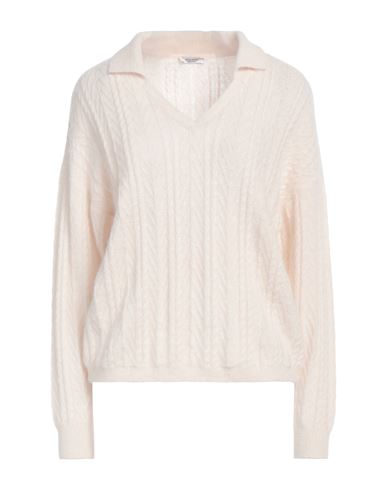 Peserico Woman Sweater Off White Size 10 Baby Alpaca Wool, Nylon, Virgin Wool In White