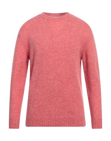 Bellwood Man Sweater Coral Size 44 Virgin Wool