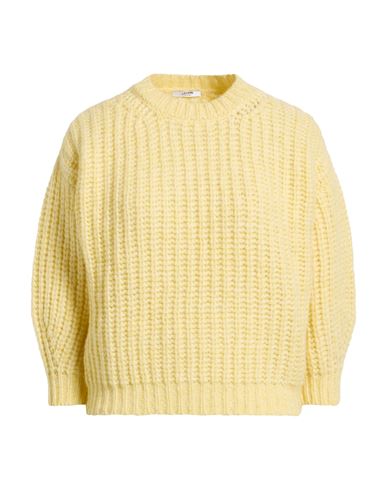 Peserico Woman Sweater Yellow Size 10 Alpaca Wool, Virgin Wool, Polyamide In Yellow