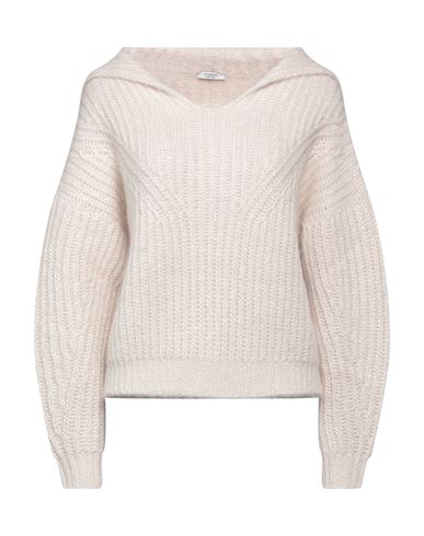 Peserico Woman Sweater Off White Size 6 Baby Alpaca Wool, Nylon, Virgin Wool, Polyester In Off White