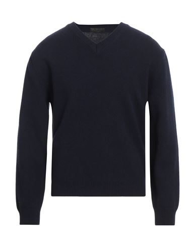 Daniele Fiesoli Man Sweater Navy Size S Wool, Cashmere In Navy
