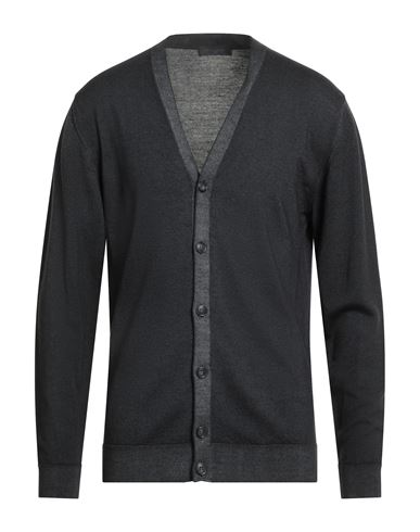 Daniele Fiesoli Man Cardigan Black Size Xl Merino Wool