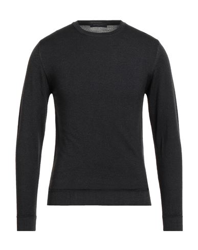 Daniele Fiesoli Man Sweater Charcoal Size M Merino Wool