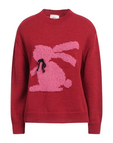 Dixie Woman Sweater Red Size S Wool, Acrylic, Alpaca Wool, Polyamide In Red