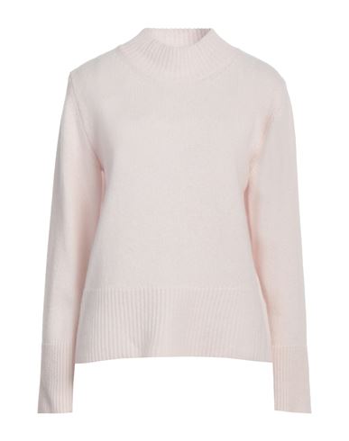 Alysi Chocolat Woman Turtleneck Light Pink Size S Virgin Wool In Pink