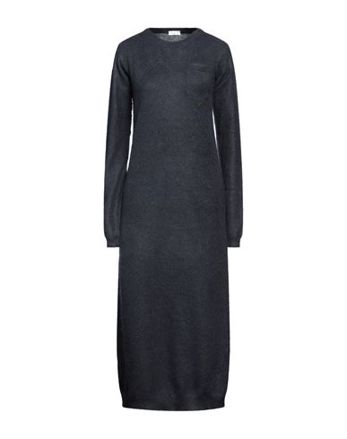 Brunello Cucinelli Women's Mohair Blend Midi Dress In Navy Blue