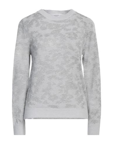 Peserico Woman Sweater Grey Size 6 Baby Alpaca Wool, Nylon, Virgin Wool In Grey