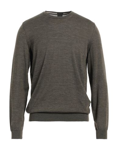HUGO BOSS BOSS MAN SWEATER KHAKI SIZE XXL VIRGIN WOOL 