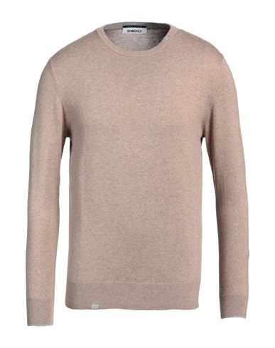 Shockly Man Sweater Sand Size 38 Cotton, Cashmere In Beige