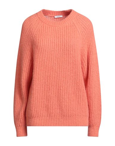 Peserico Woman Sweater Salmon Pink Size 14 Baby Alpaca Wool, Nylon, Virgin Wool